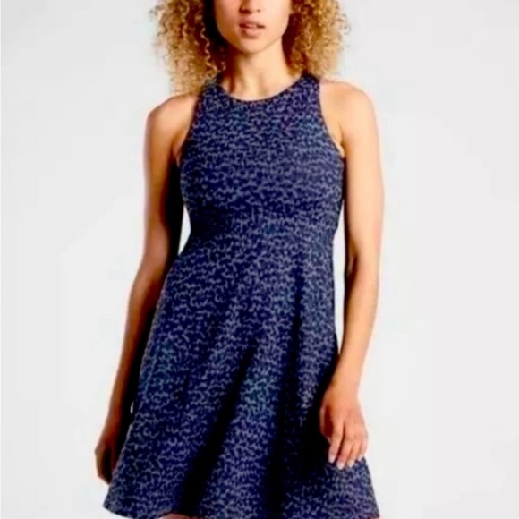 Athleta Dresses & Skirts - athleta women’s petite santorini thera alvn dress blue M L37-32